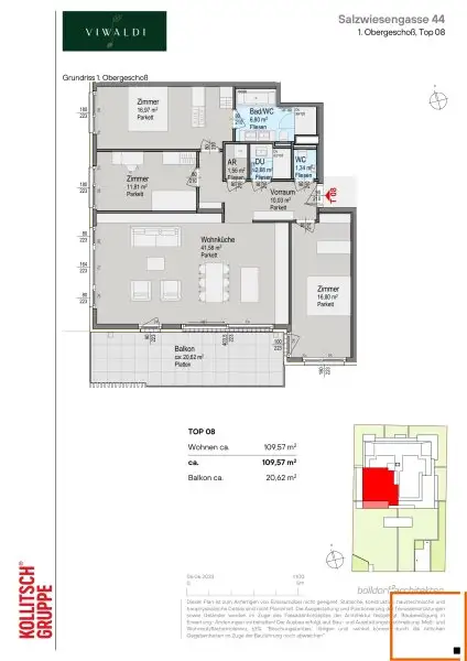 Nachhaltig Wohnen mit Grünblick: Entdecken Sie die 4-Zimmerwohnung mit 20m² Balkon