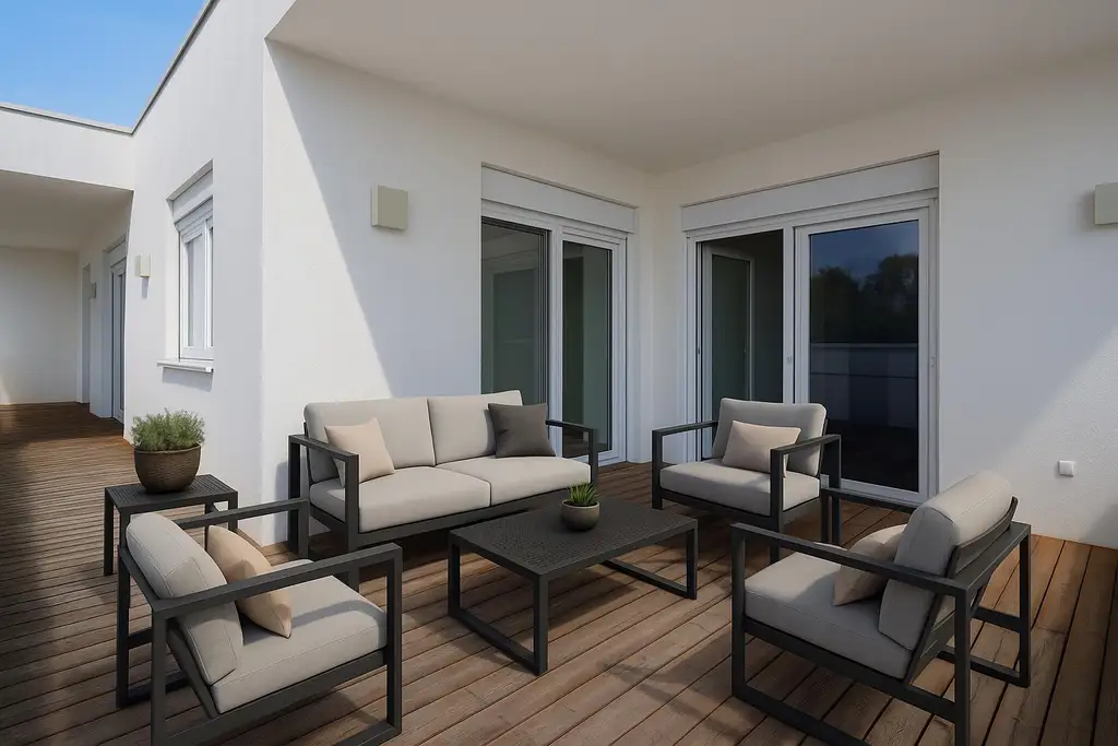 GROSSE TERRASSE, DURCHDACHTES RAUMKONZEPT! 2 Carportplätze