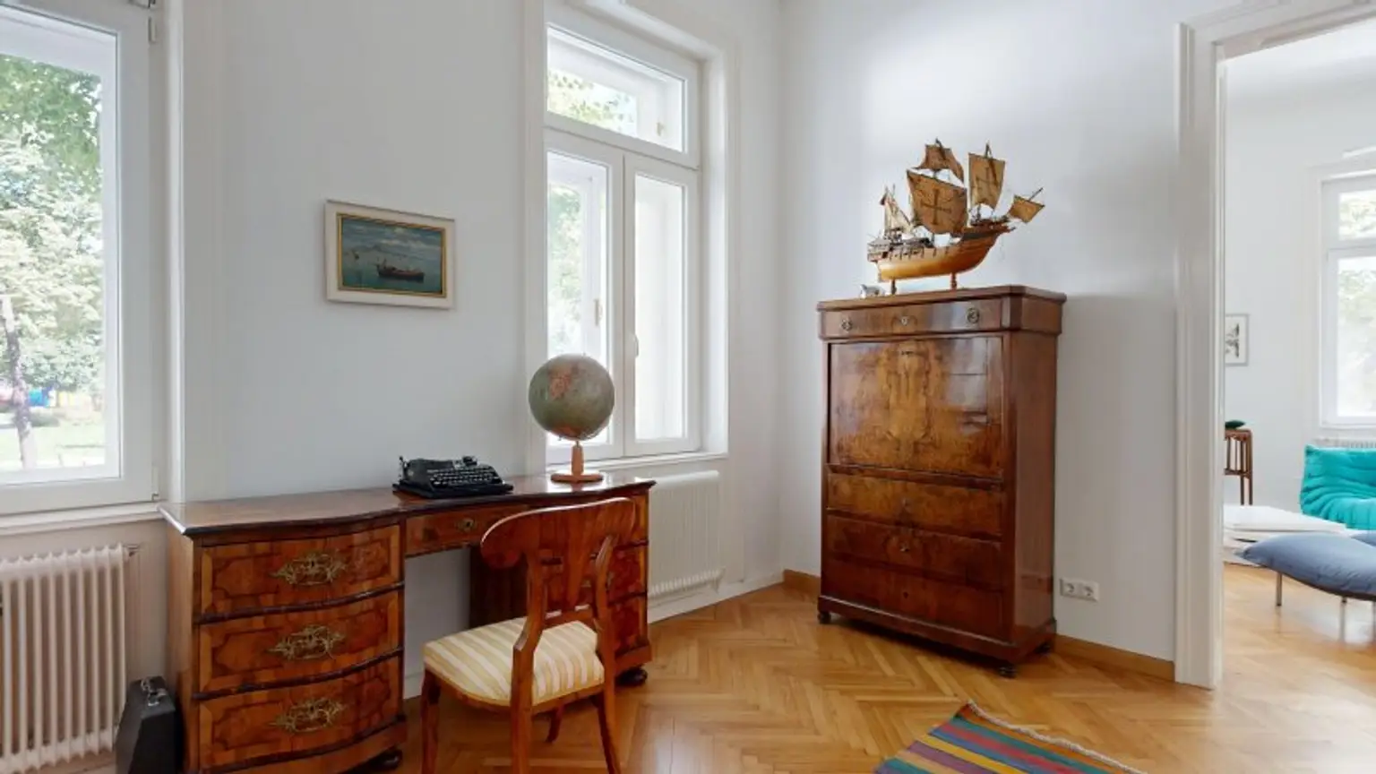Wunderschöne großzügige 5-Zi-Altbauwohnung mit Grünblick im 3.Bezirk zu kaufen