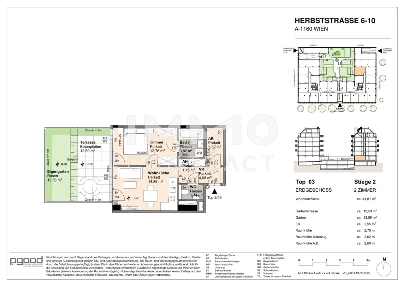 Westlich ausgerichtete Gartenwohnung!