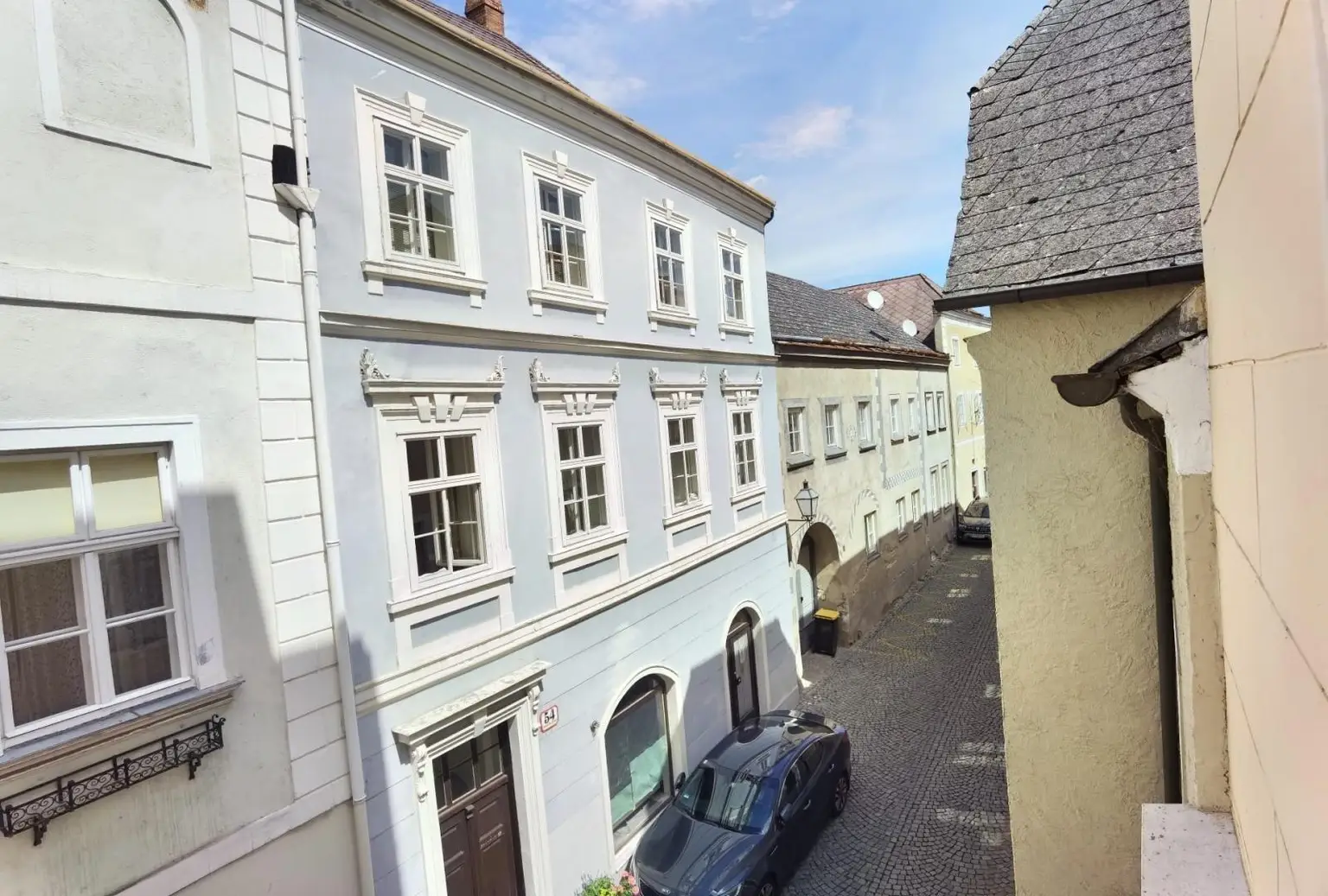 Ausblick ins historische Stein