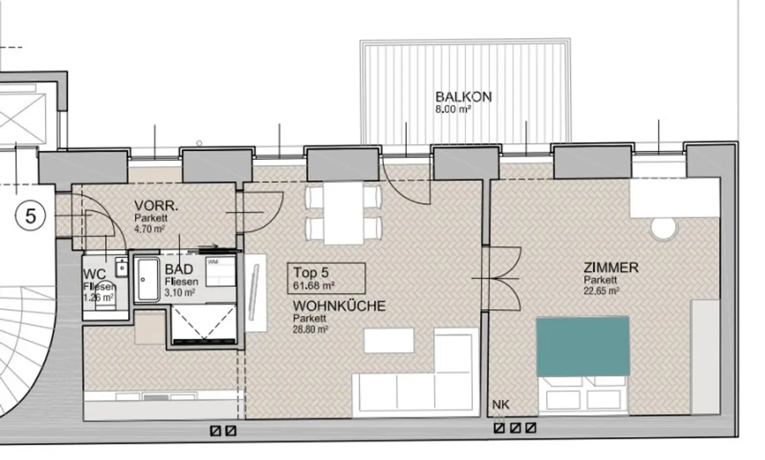 ++NEU++ Fantastische 2-Zimmer Altbauwohnung in bester Lage des 2. Bezirks mit Balkon