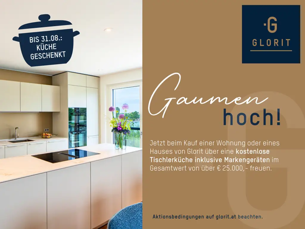 Wirklich zum Verlieben. Liebevolle 2-Zimmer Gartenwohnung im Herzen von Aspern. Sofort einziehen!