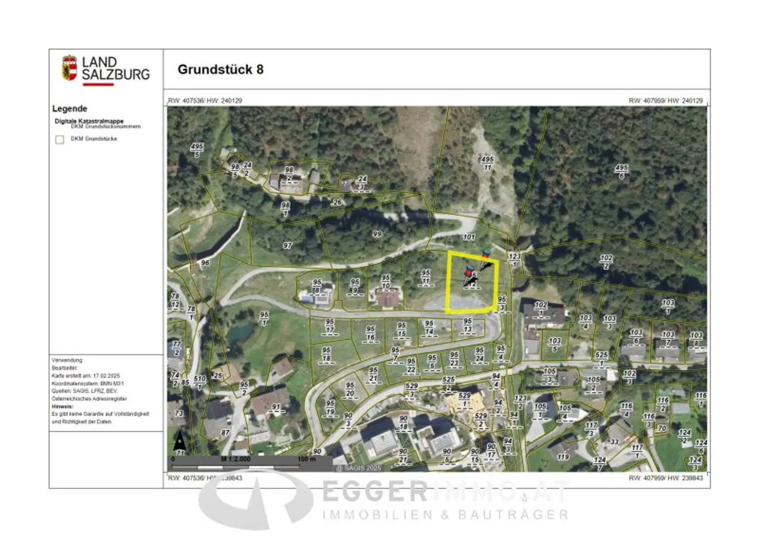 Panoramic plot with Kitz views in a unique location for sale.