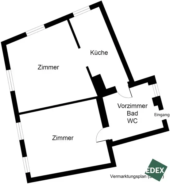 Sanierungsobjekt: 2 Zimmer Wohnung beim Erich-Auer-Park, 1140 Wien