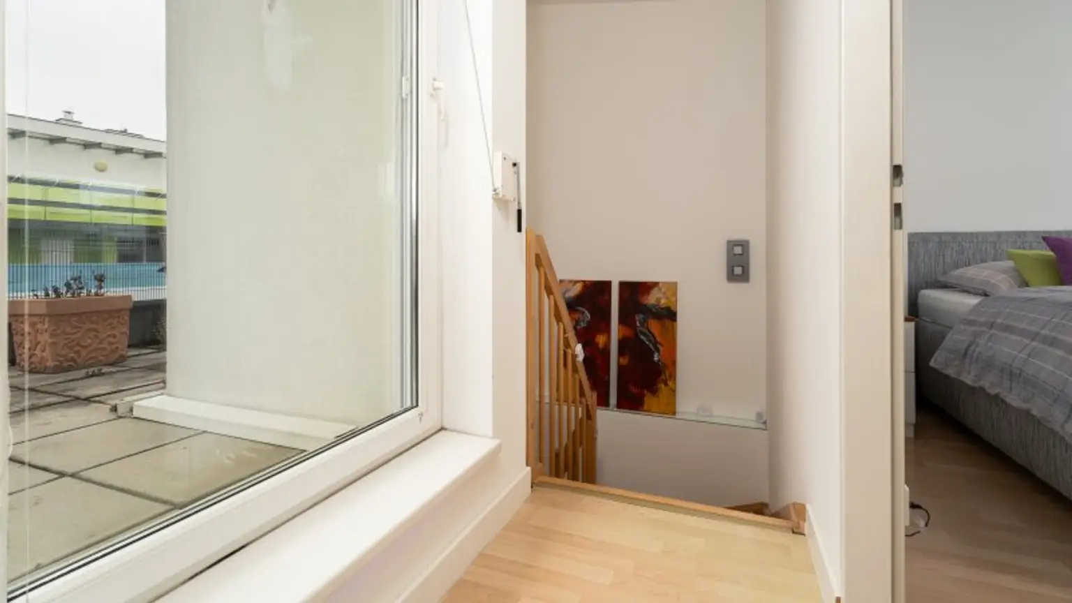 Stiegenaufgang Eingang Terrasse