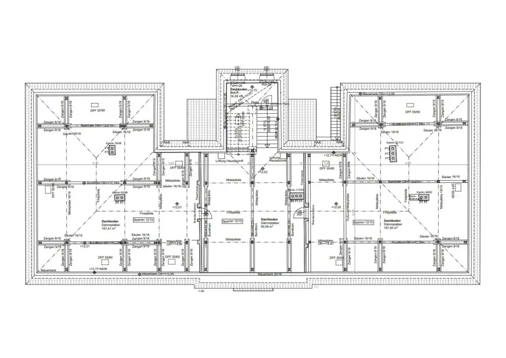 Charakteristisches Zinshaus im Ortszentrum