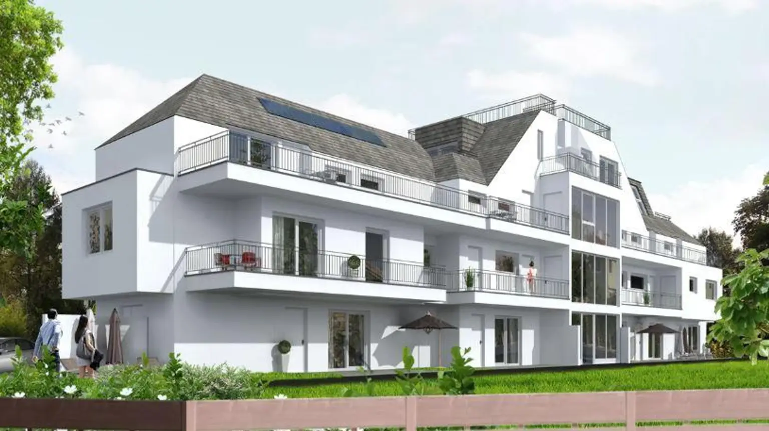 Hausansicht Visualisierung Vorne