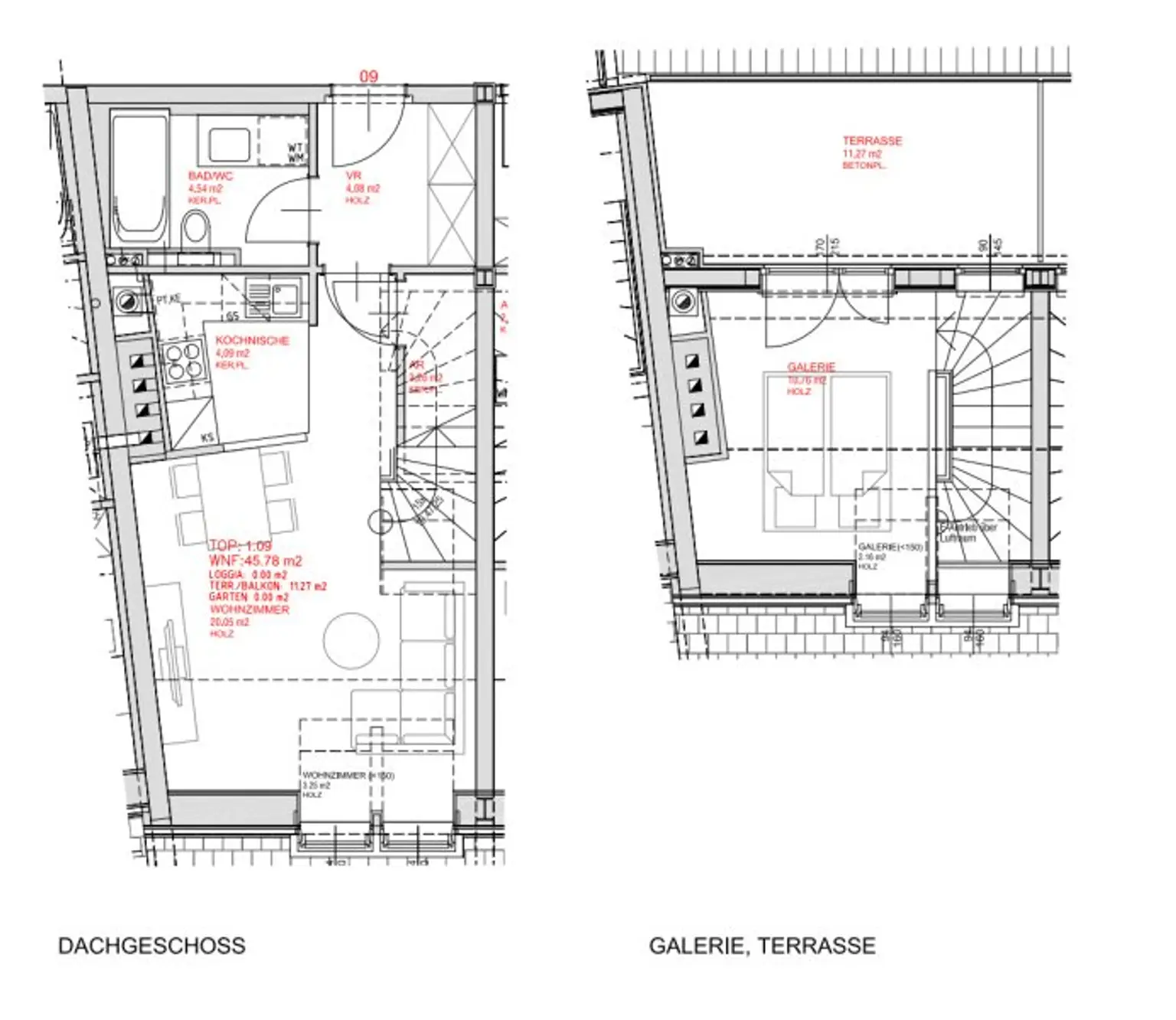 Maisonette über zwei Etagen mit Terrasse in begehrter Lage von St. Pölten