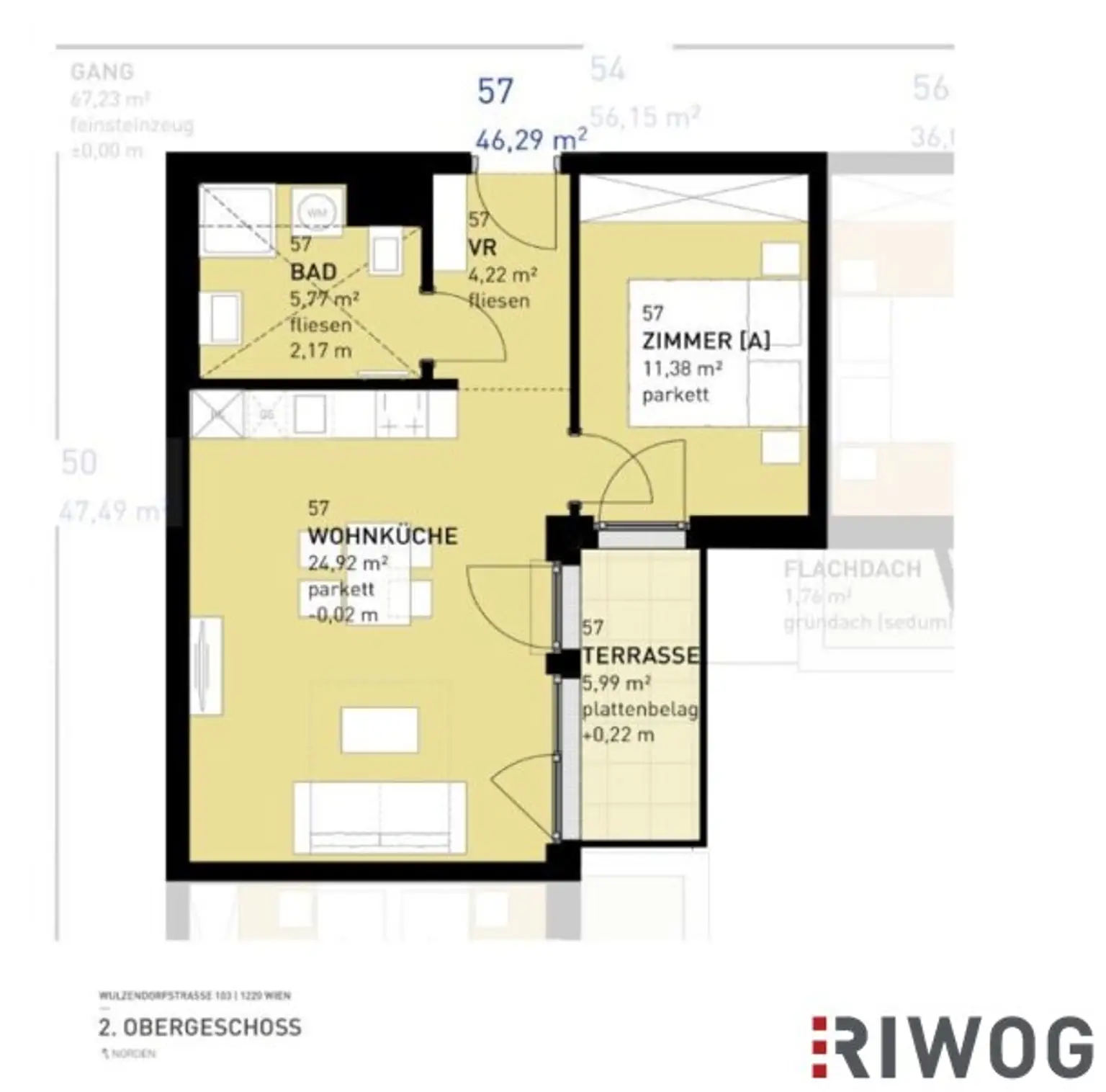 || Erstbezug || 2-Zimmer Wohnung mit Terrasse in Top Lage nähe der Alten Donau ||
