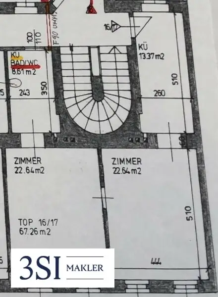 Klausgasse 46: Lichtdurchflutete 2-Zimmer-Altbauwohnung im Herzen Ottakrings