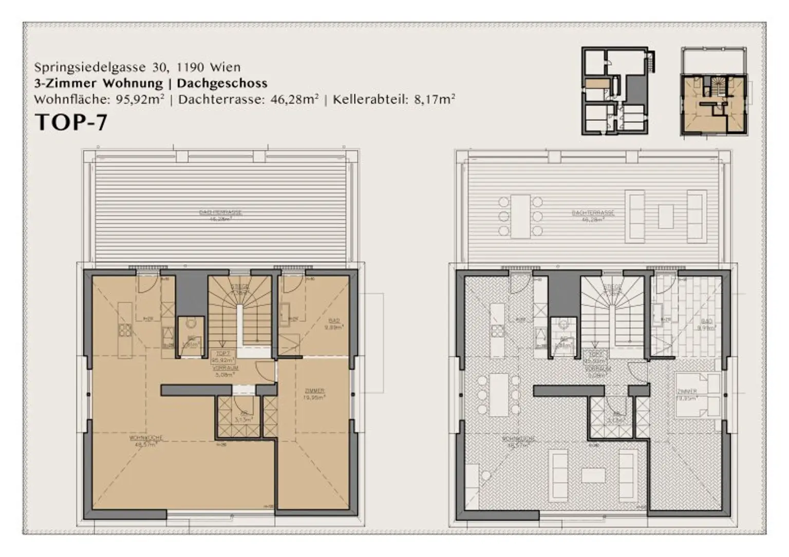 ***TRAUMTERRASSE - Großzügige 2-Zimmer-Wohnung in Top-Lage des 19. Bezirks – Nähe Kahlenberg***