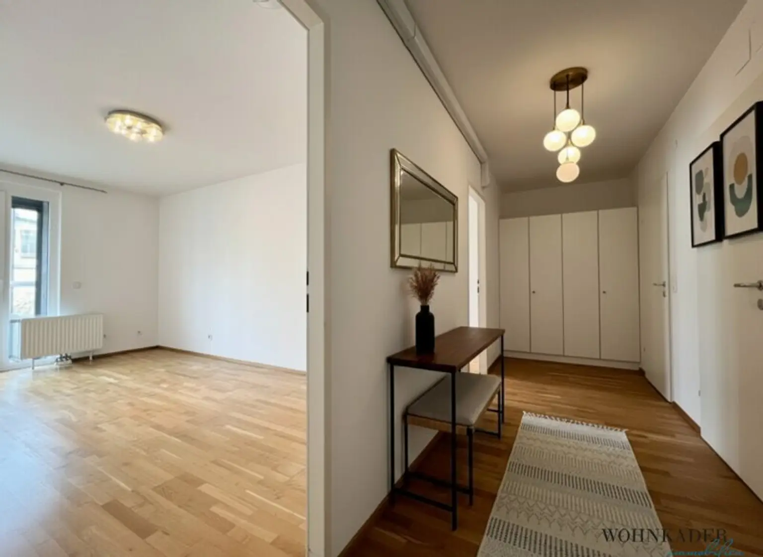 Moderne 3-Zimmer-Wohnung mit Loggia zum ruhigen Innenhof – Nähe Karmelitermarkt