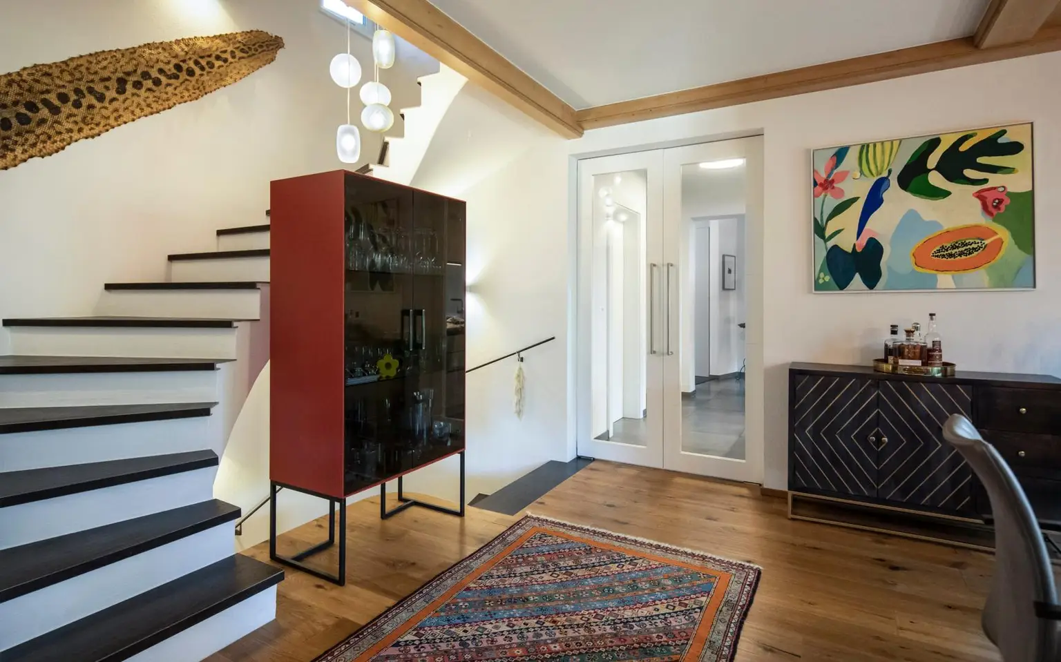 stilvoller Verbindung zwischen den Etagen