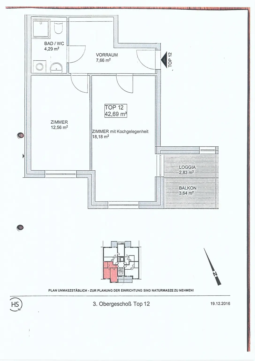 Moderne 2-Zimmer -Mietwohnung mit Loggia im 16.Bezirk!