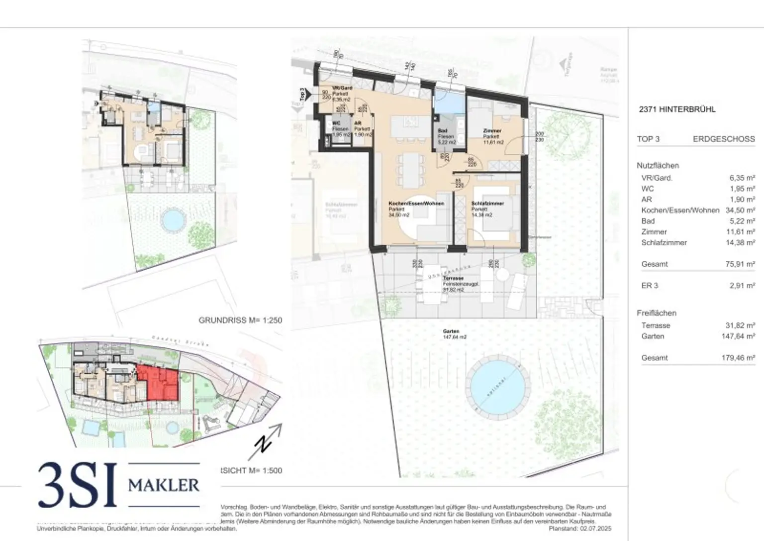 Privates Gartenparadies – Neubauwohnung mit über 180 m² Outdoorfläche