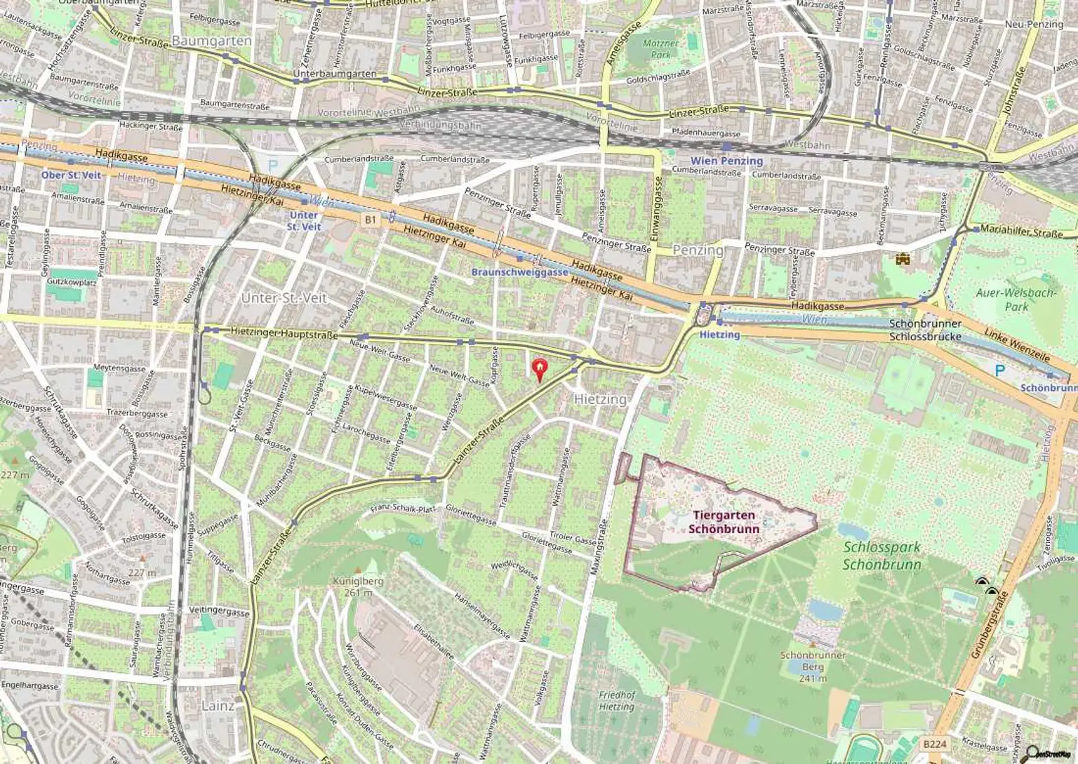 Herrliche 3-Zimmer-Gartenwohnung,  nahe Tiergarten Schönbrunn!