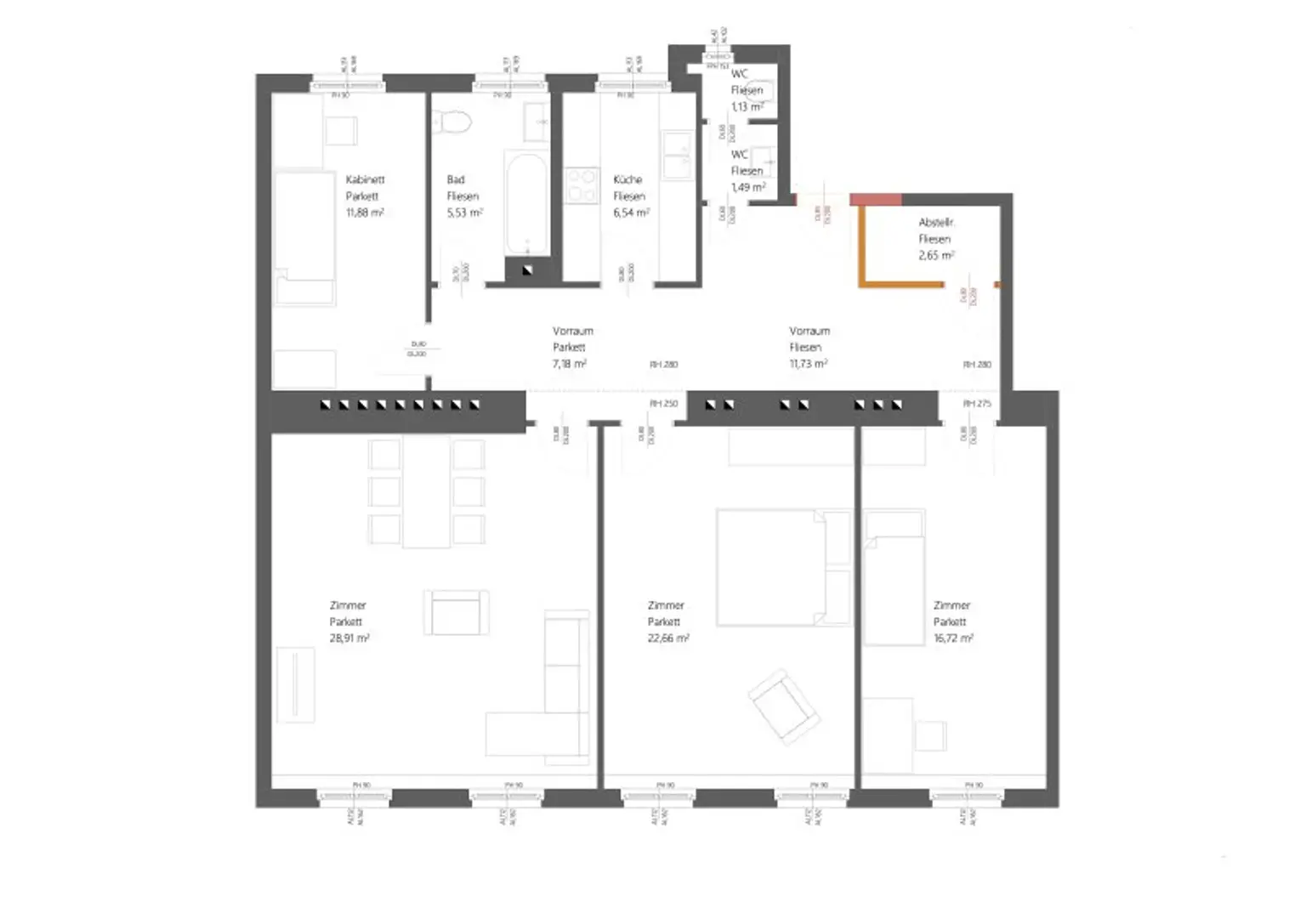 Grundrissplan