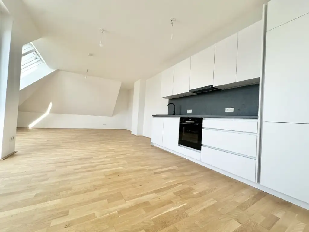 AB SOFORT BEZIEHBAR!! Traumhafte Dachgeschosswohnung inkl. sehr großer Terrasse! Tolle Anbindung - U1 Kagranerplatz!!