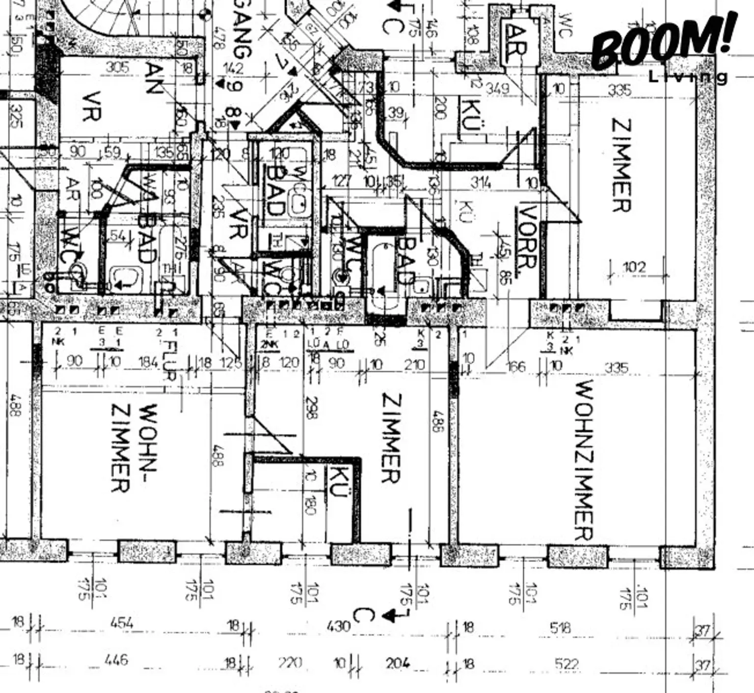Sanierungsbedürftige 3 Zimmer-Wohnung mit Potenzial!