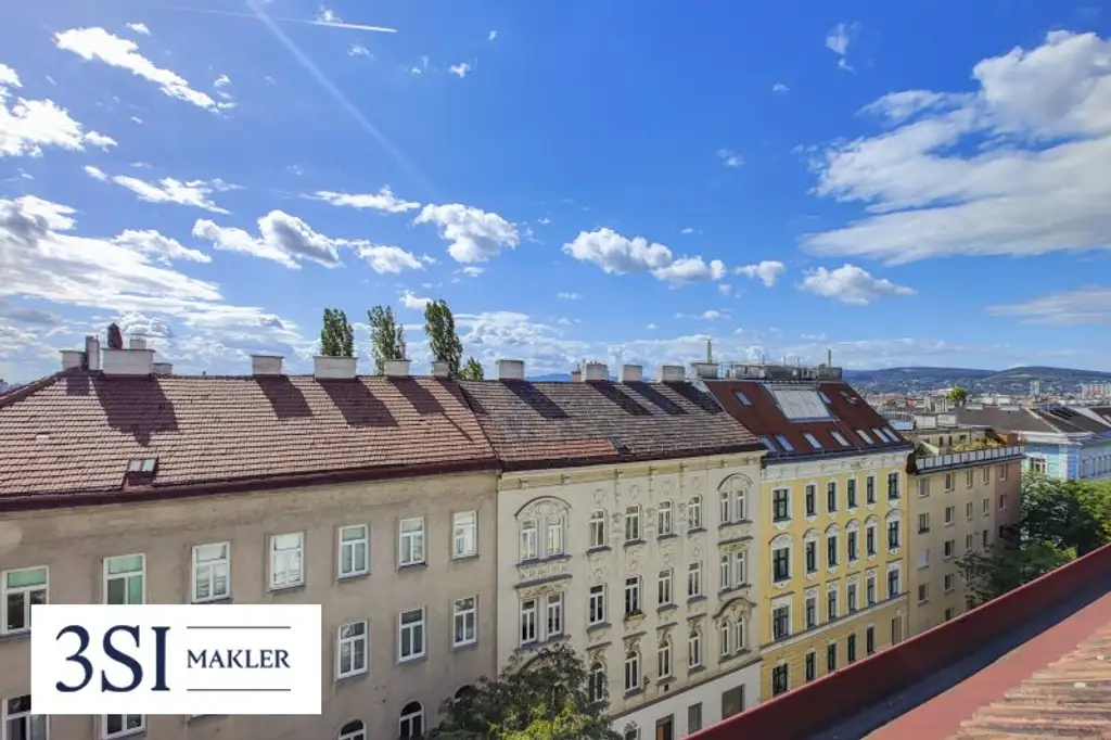 Baubewilligter Rohdachboden in beliebter und verkehrsberuhigter Lage nahe U3-Johnstraße und Hütteldorfer Straße