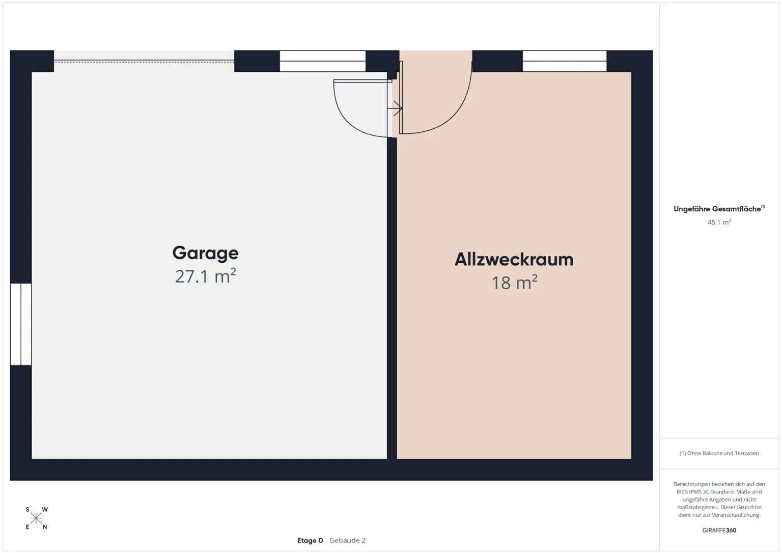 Grundriss Nebengebäude