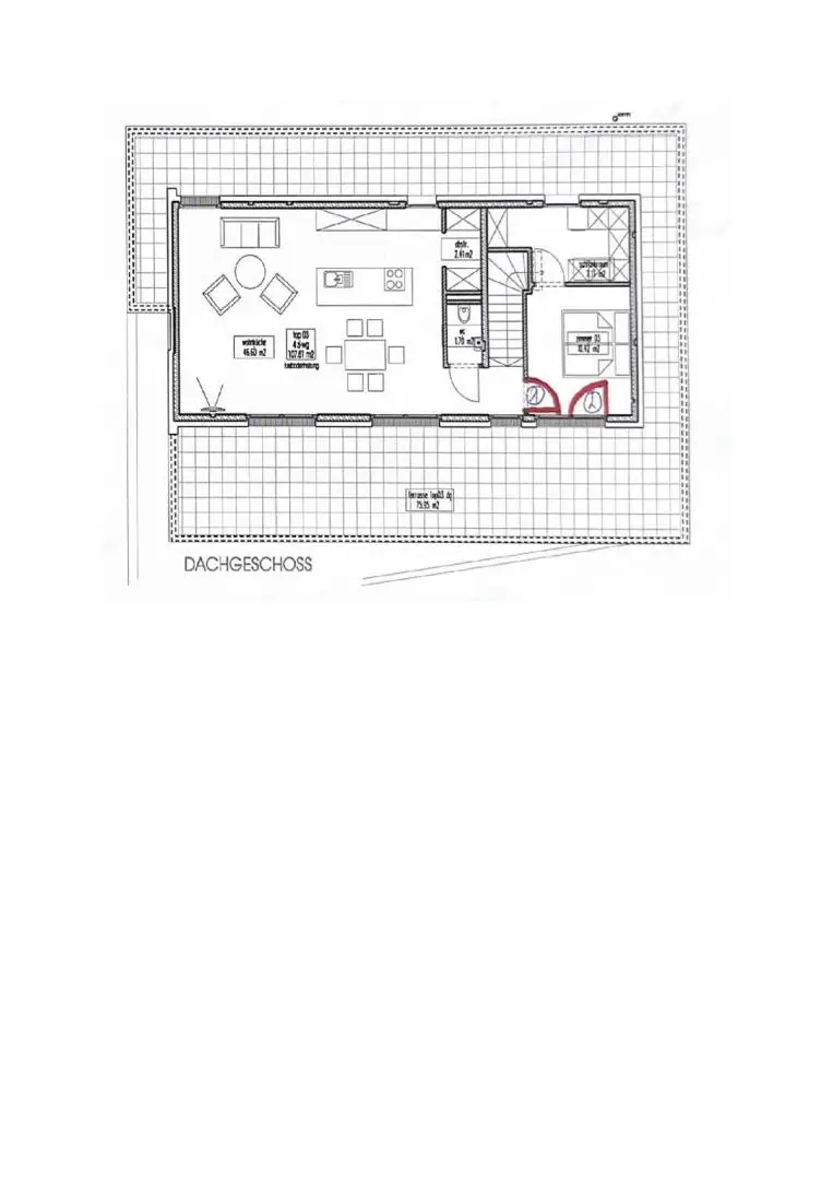 Grundriss Dachgeschoss