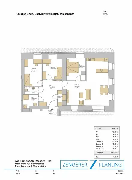 Barrierefreie Wohnung in Miesenbach bei Birkfeld - betreubares Wohnen möglich!