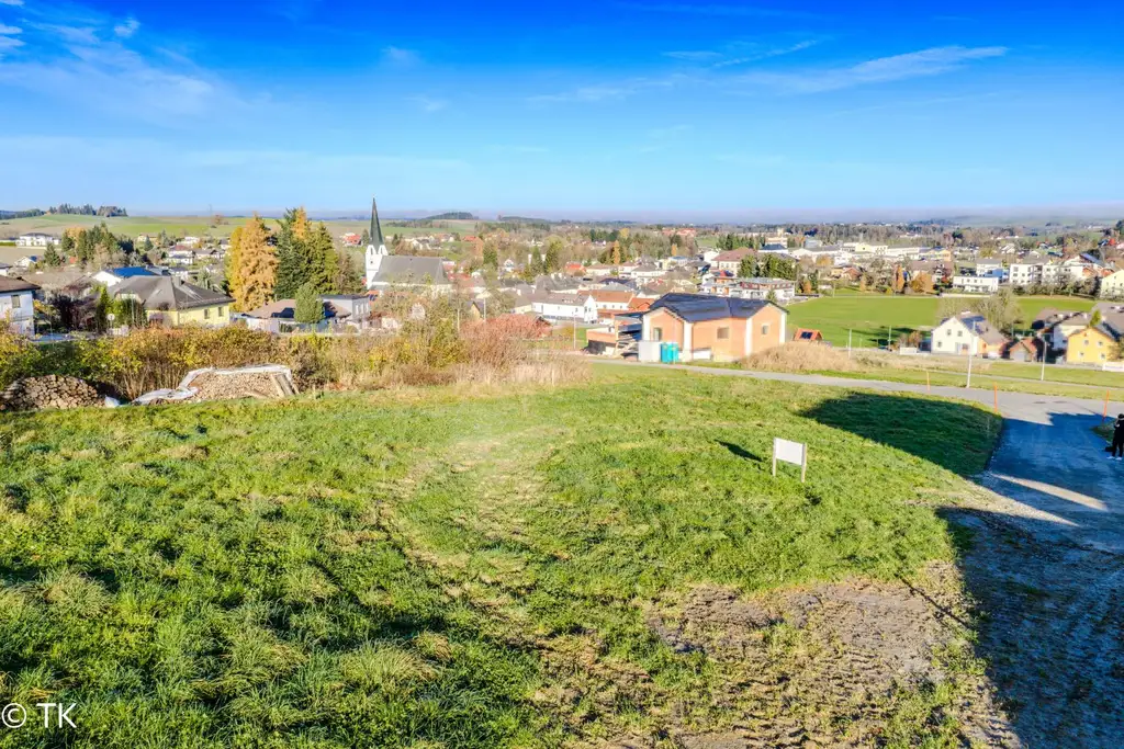 Traumhafter Baugrund mit Blick über Eberschwang