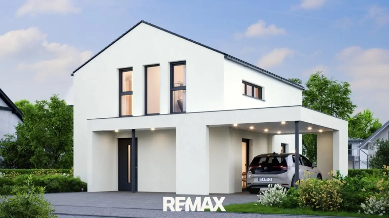 Symbolfoto mit Carport