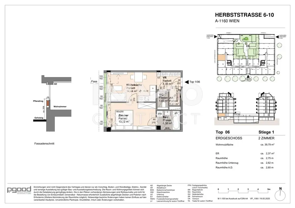 WOHNEN AM PARK - Zentrale 2-Zimmer-Wohnung ideal für Singles oder Paare
