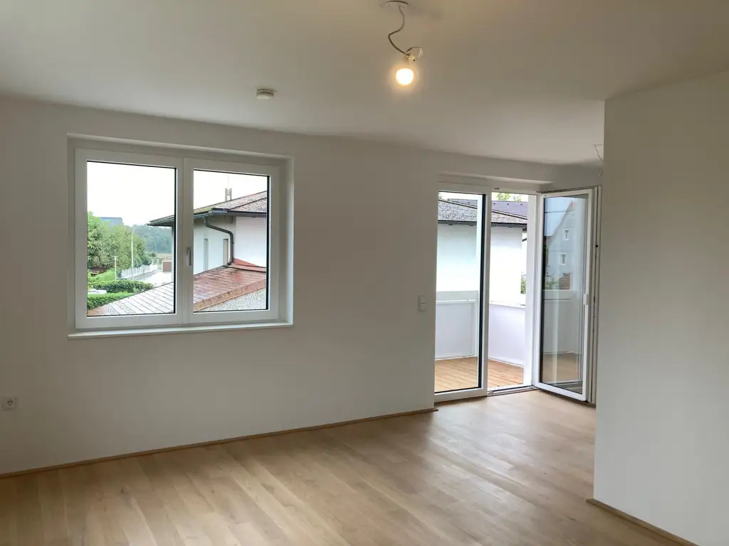 bezugsfertige Wohnung - Blick ins Grün