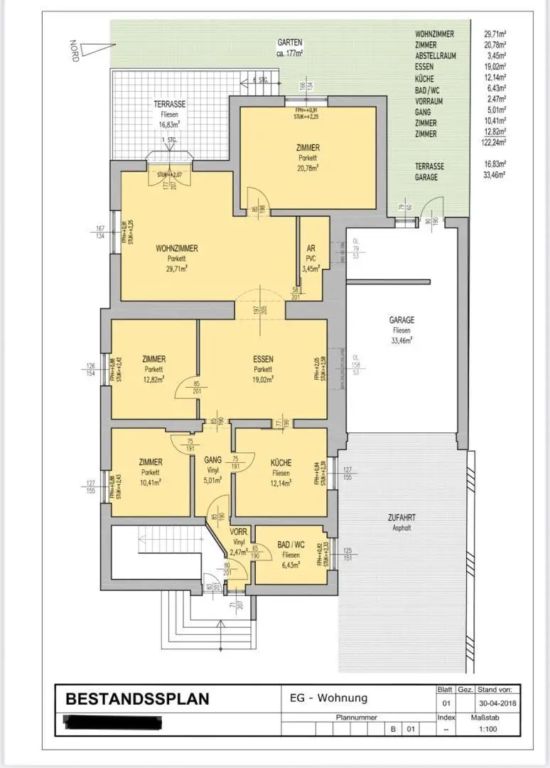 Helle Wohnung mit Terrasse & Garten in Villach