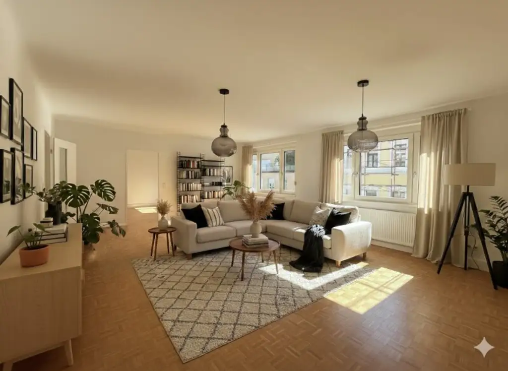 FAMILIENGLÜCK IM 7. - URBANE TRAUMWOHNUNG FÜR STADTLIEBHABER:INNEN