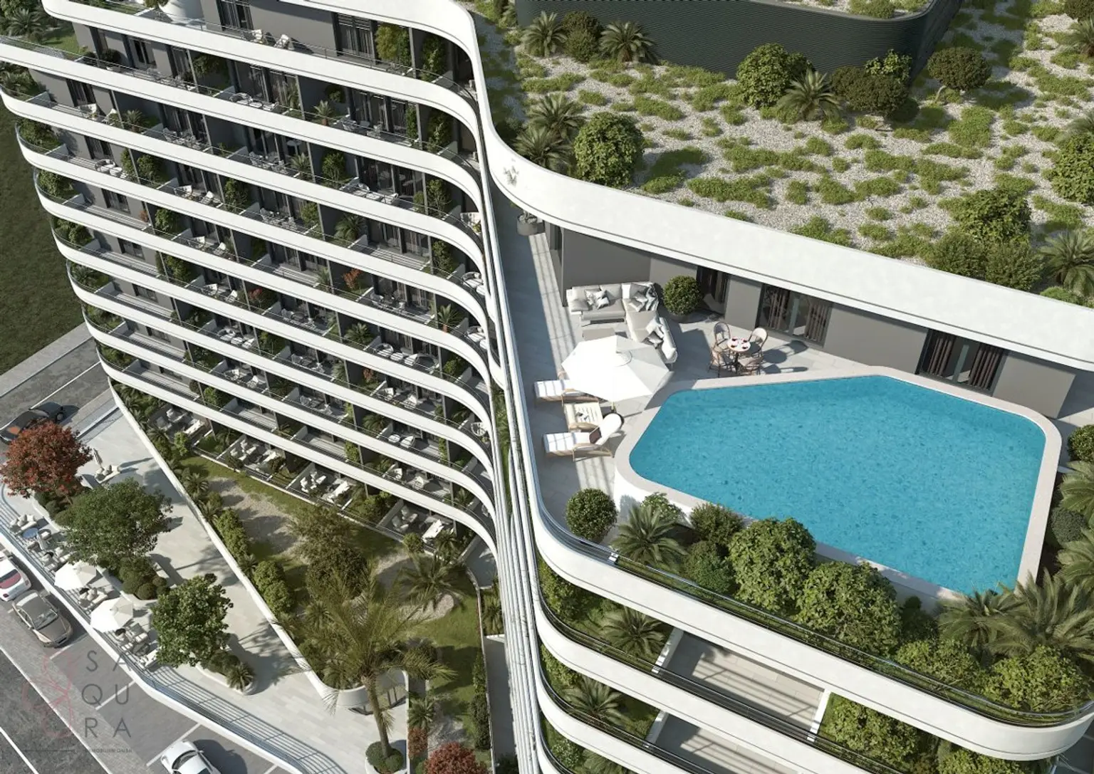 LUXURIÖSER DUPLEX MIT MEERBLICK IN ZAHA PLACE – BAR, MONTENEGRO