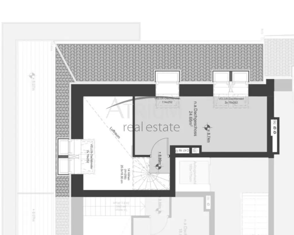 Neubauprojekt in Endphase | Moderne Dachgeschoß-Maisonette mit Terrasse in Toplage von Tulln