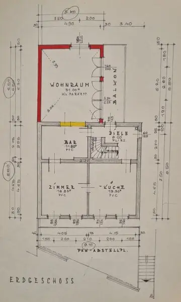 Renovierungsbedürftiges Einfamilienhaus auf 2.391 m² Eigengrund