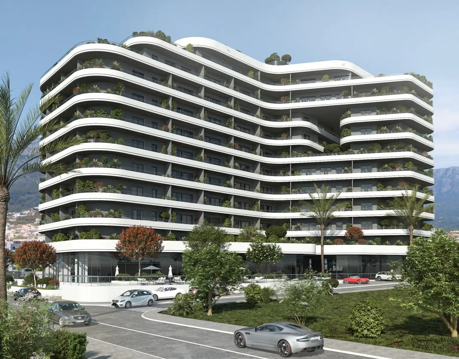 LUXURIÖSER DUPLEX MIT MEERBLICK IN ZAHA PLACE – BAR, MONTENEGRO