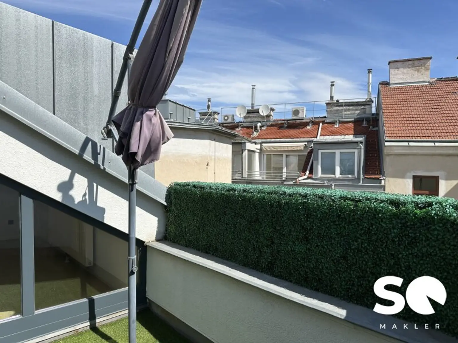 #SQ - DG / LOFT - STILVOLLES WOHNEN MIT SONNIGER TERRASSE BEIM AUGARTEN (GAUßPLATZ) & NÄHE DONAUKANAL (U4)