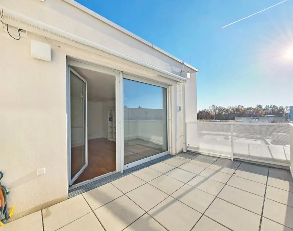 ++NEU++ AMBIENTE22: TOP-moderner 3-Zimmer-Wohntraum mit großzügiger 11,30 m² Terrasse und Tiefgaragenplatz beim Blumengärten Hirschstetten! +++