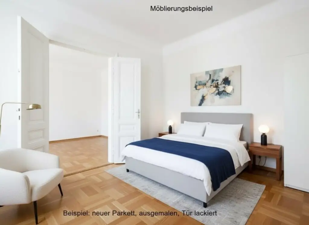 Unsanierte Wohnung in einem wunderschön sanierten Stilaltbau - Gaußplatz/Augarten