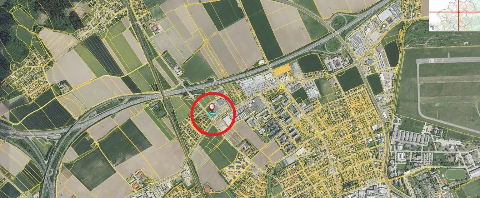 Lage Grundstück Nähe Oberfeldstraße