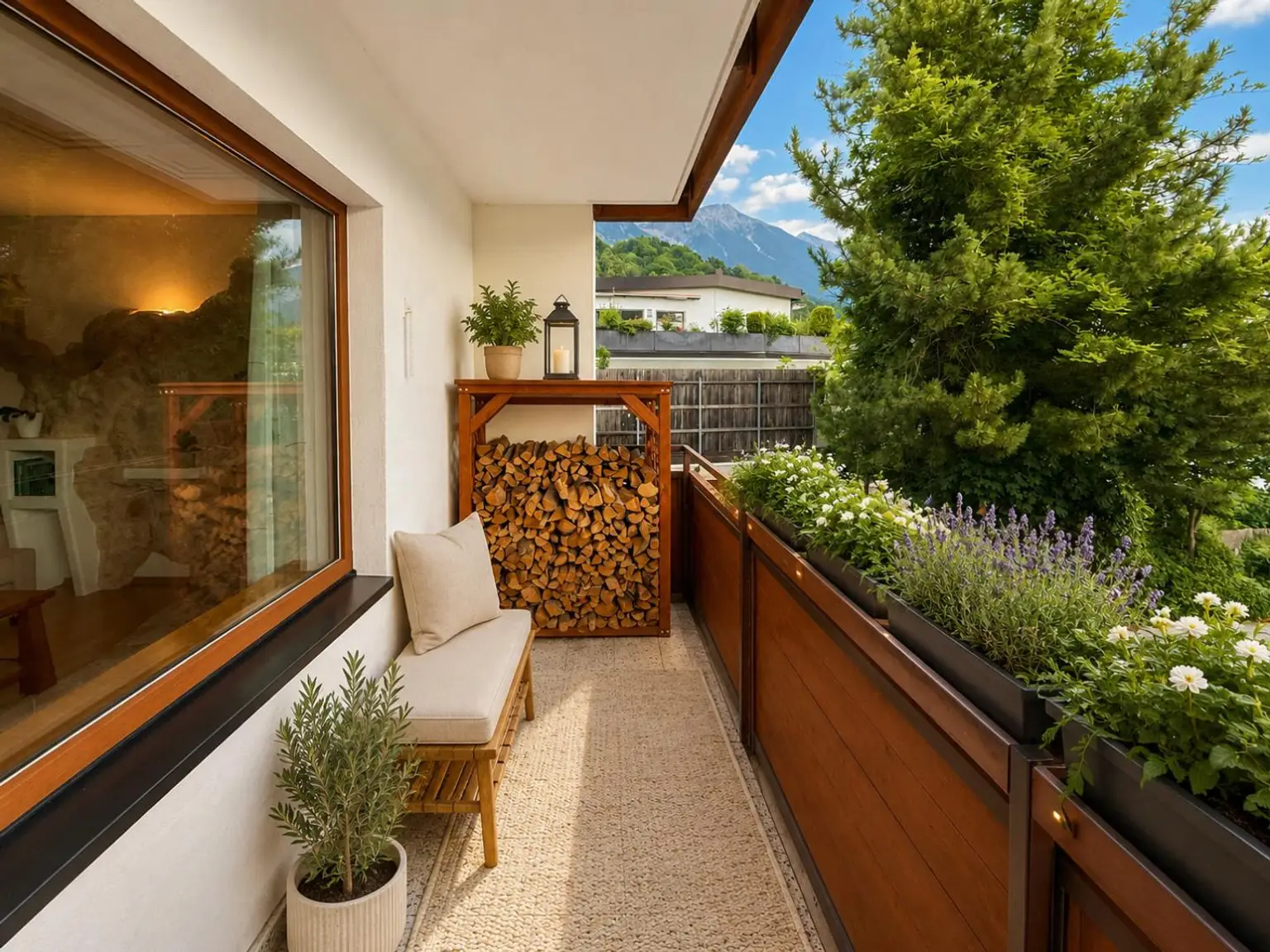 Balkon - Visualisierung