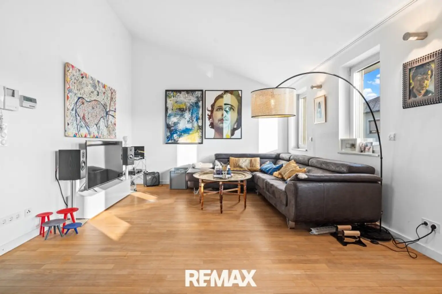 Wohnzimmer im OG - könnte auch abgetrennt werden