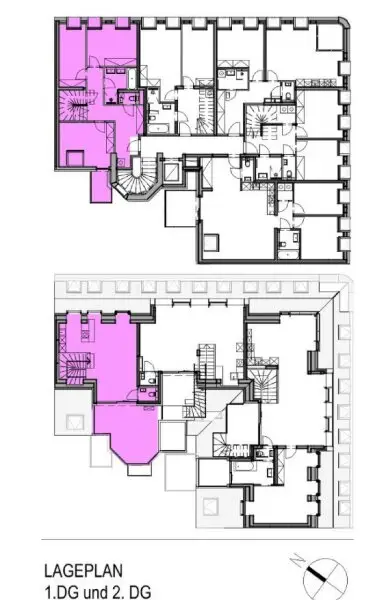 ERSTBEZUG ! Schöne 112,4 m² Dachwohnung in einem hochwertig saniertem Gebäude (Top 24)