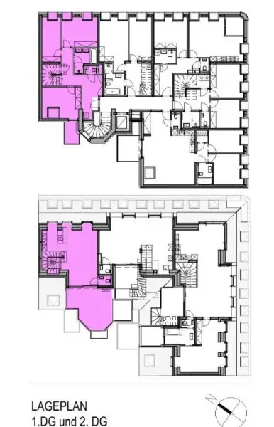 ERSTBEZUG ! Schöne 112,4 m² Dachwohnung in einem hochwertig saniertem Gebäude (Top 24)