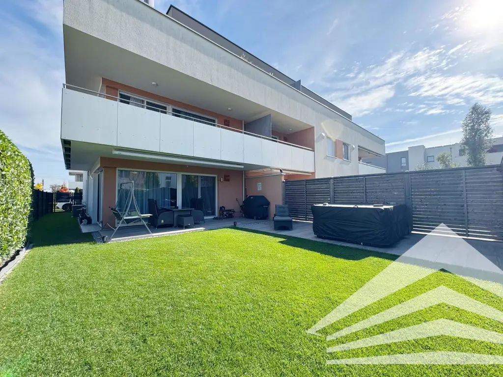 Exklusive 3 Zimmerwohnung mit traumhaftem Privatgarten im Zentrum von Pasching