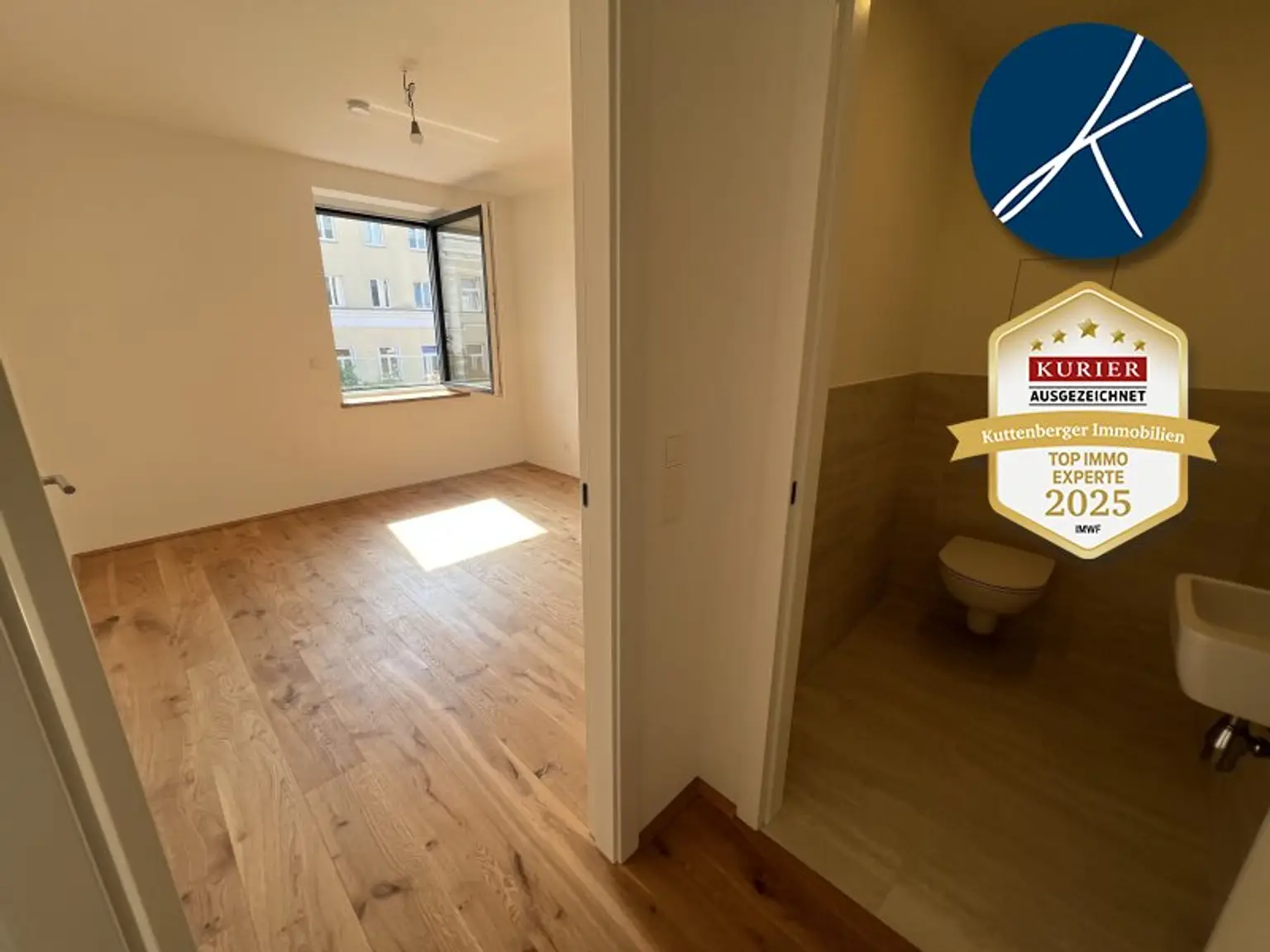 *Superprojekt: "Über den Baumwipfeln" Top 43  Erstklassige 3-Zimmer Wohnung mit Blick auf die Kastanienbäume + Balkon