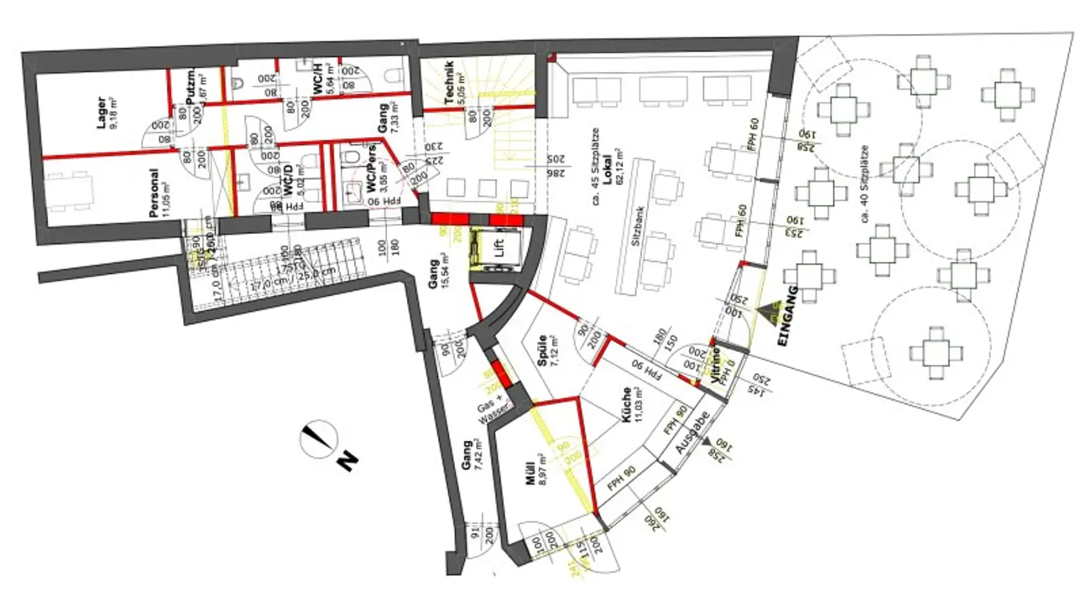 Erdgeschoss (Entwurf)