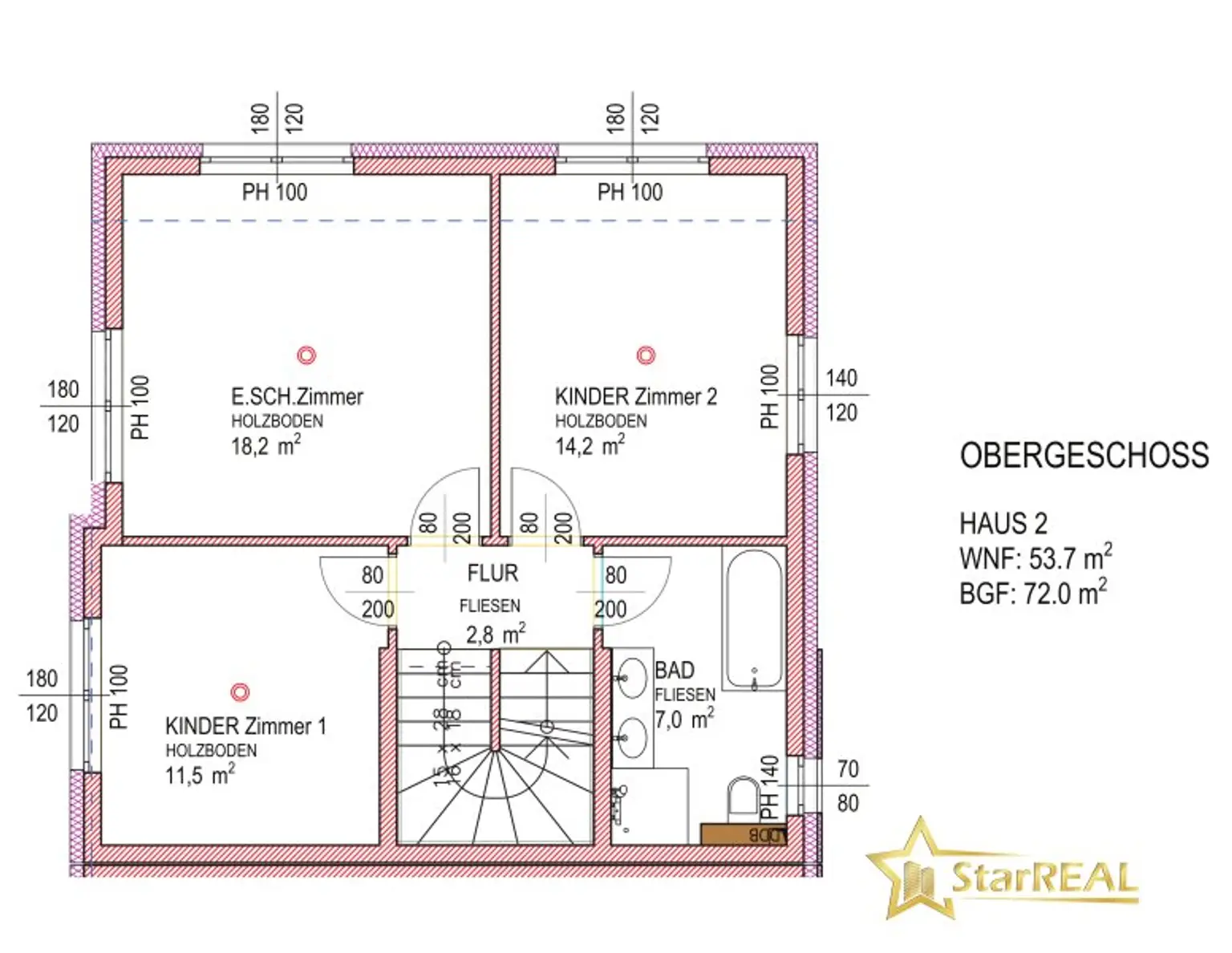 Obergeschoss HAUS 2